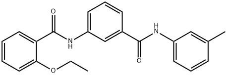 2-ethoxy-N-[3-(3-toluidinocarbonyl)phenyl]benzamide Struktur