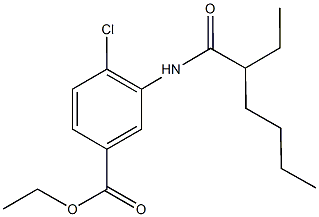 ethyl 4-chloro-3-[(2-ethylhexanoyl)amino]benzoate Struktur