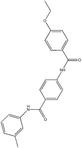 4-ethoxy-N-[4-(3-toluidinocarbonyl)phenyl]benzamide Struktur