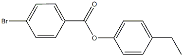 4-ethylphenyl 4-bromobenzoate Struktur