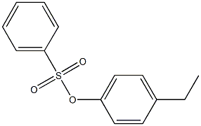 4-ethylphenyl benzenesulfonate Struktur