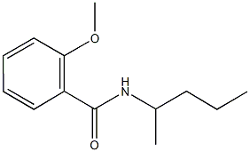 2-methoxy-N-(1-methylbutyl)benzamide Struktur