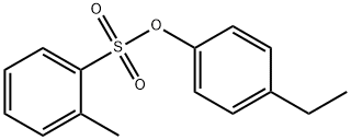 4-ethylphenyl 2-methylbenzenesulfonate Struktur