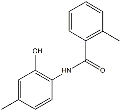 N-(2-hydroxy-4-methylphenyl)-2-methylbenzamide Struktur