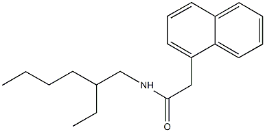 N-(2-ethylhexyl)-2-(1-naphthyl)acetamide Struktur