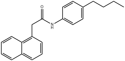 N-(4-butylphenyl)-2-(1-naphthyl)acetamide Struktur