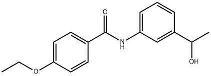 4-ethoxy-N-[3-(1-hydroxyethyl)phenyl]benzamide Struktur