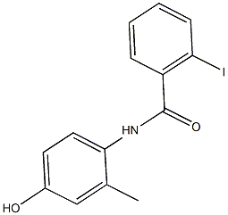 N-(4-hydroxy-2-methylphenyl)-2-iodobenzamide Struktur