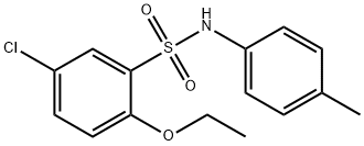 5-chloro-2-ethoxy-N-(4-methylphenyl)benzenesulfonamide Struktur