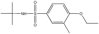 N-(tert-butyl)-4-ethoxy-3-methylbenzenesulfonamide Struktur