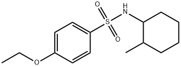 4-ethoxy-N-(2-methylcyclohexyl)benzenesulfonamide Struktur