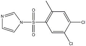 1-[(4,5-dichloro-2-methylphenyl)sulfonyl]-1H-imidazole Struktur