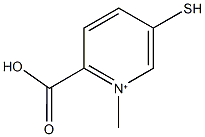 2-carboxy-1-methyl-5-sulfanylpyridinium Struktur