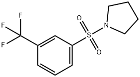 1-{[3-(trifluoromethyl)phenyl]sulfonyl}pyrrolidine Struktur