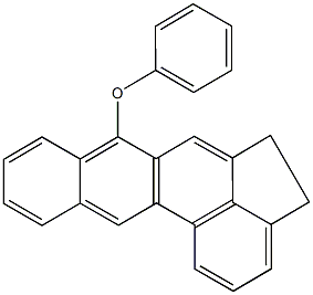 4,5-dihydrobenzo[k]acephenanthrylen-7-yl phenyl ether Struktur