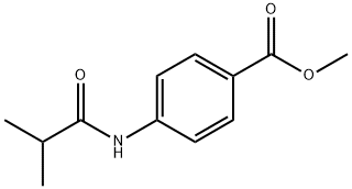 methyl4-(isobutyrylamino)benzoate Struktur