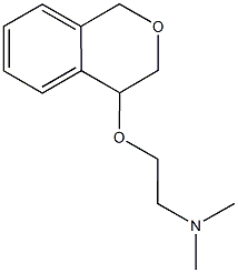 N-[2-(3,4-dihydro-1H-isochromen-4-yloxy)ethyl]-N,N-dimethylamine Struktur