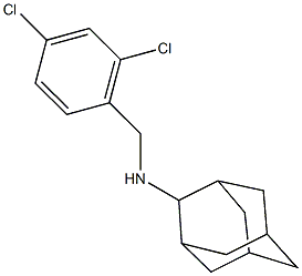 N-(2-adamantyl)-N-(2,4-dichlorobenzyl)amine Struktur