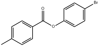 4-bromophenyl 4-methylbenzoate Struktur