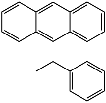 9-(1-phenylethyl)anthracene Struktur