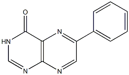 6-phenyl-4(3H)-pteridinone Struktur