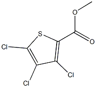 methyl 3,4,5-trichlorothiophene-2-carboxylate Struktur