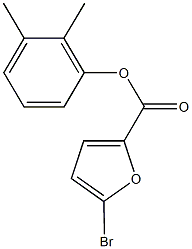 2,3-dimethylphenyl 5-bromo-2-furoate Struktur