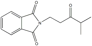 2-(4-methyl-3-oxopentyl)-1H-isoindole-1,3(2H)-dione Struktur