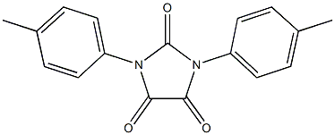 1,3-bis(4-methylphenyl)imidazolidine-2,4,5-trione Struktur