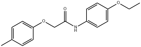 N-(4-ethoxyphenyl)-2-(4-methylphenoxy)acetamide Struktur