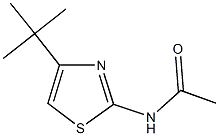 N-(4-tert-butyl-1,3-thiazol-2-yl)acetamide Struktur