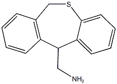 6,11-dihydrodibenzo[b,e]thiepin-11-ylmethylamine Struktur