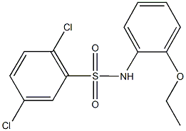 2,5-dichloro-N-(2-ethoxyphenyl)benzenesulfonamide Struktur