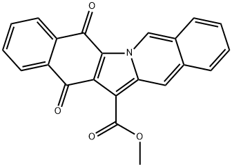 methyl 5,14-dioxo-5,14-dihydrobenzo[5,6]indolo[1,2-b]isoquinoline-13-carboxylate Struktur