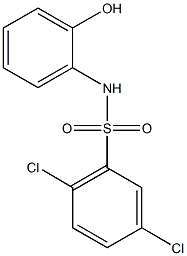 2,5-dichloro-N-(2-hydroxyphenyl)benzenesulfonamide Struktur