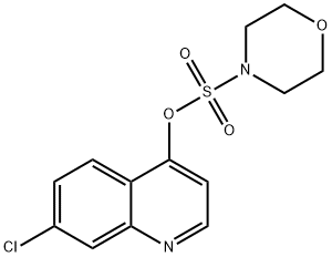 7-chloro-4-quinolinyl 4-morpholinesulfonate Struktur