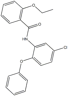 N-(5-chloro-2-phenoxyphenyl)-2-ethoxybenzamide Struktur