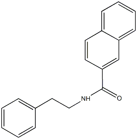 N-(2-phenylethyl)-2-naphthamide Struktur