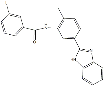 N-[5-(1H-benzimidazol-2-yl)-2-methylphenyl]-3-iodobenzamide Struktur