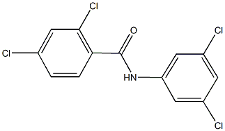 2,4-dichloro-N-(3,5-dichlorophenyl)benzamide Struktur