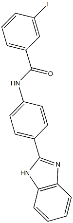 N-[4-(1H-benzimidazol-2-yl)phenyl]-3-iodobenzamide Struktur