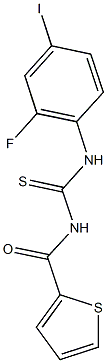 N-(2-fluoro-4-iodophenyl)-N'-(2-thienylcarbonyl)thiourea Struktur