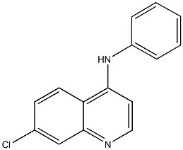 7-chloro-N-phenyl-4-quinolinamine Struktur