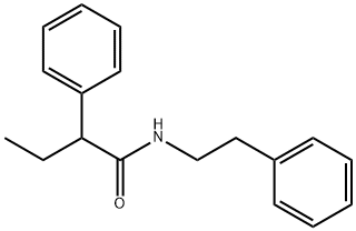 2-phenyl-N-(2-phenylethyl)butanamide Struktur