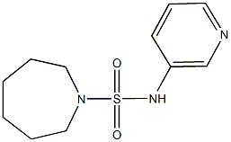 N-(3-pyridinyl)-1-azepanesulfonamide Struktur