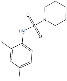 N-(2,4-dimethylphenyl)-1-piperidinesulfonamide Struktur