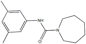 N-(3,5-dimethylphenyl)-1-azepanecarboxamide Struktur