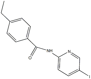 4-ethyl-N-(5-iodo-2-pyridinyl)benzamide Struktur