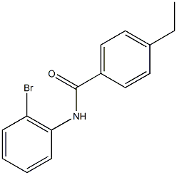 N-(2-bromophenyl)-4-ethylbenzamide Struktur