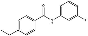 4-ethyl-N-(3-fluorophenyl)benzamide Struktur